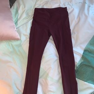 Lululemon Maroon All the Right Places Pant II